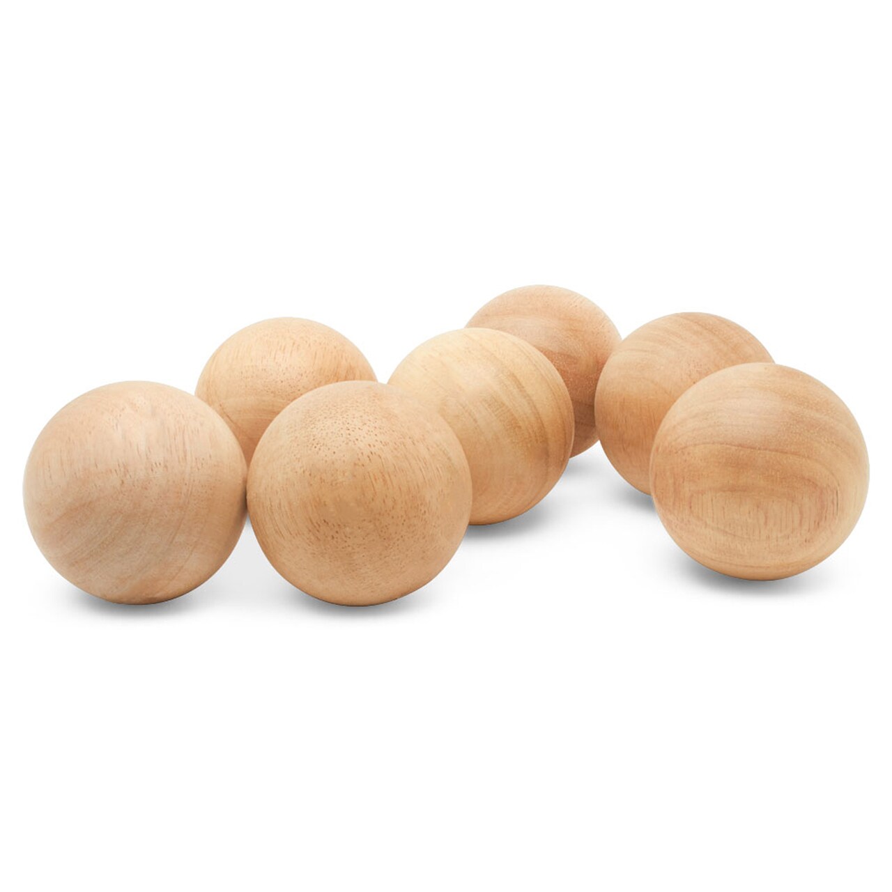 Wooden Balls, Assorted Unfinished, Round, Birch Hardwood Craft Balls | Woodpeckers